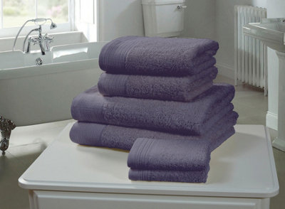Rapport Home Chatsworth Bath Towel Pure Cotton Denim from B&Q