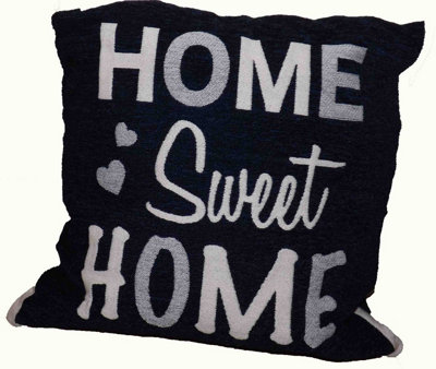 Rapport Home Home Sweet Home Cushion Cover 45X45 Navy from B&Q