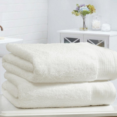 - Chatsworth Egyptian Cotton 2 Piece Towel BaleCream