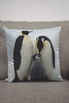 Rapport Home Penguins Cushion Cover 43X43 Multi from B&Q