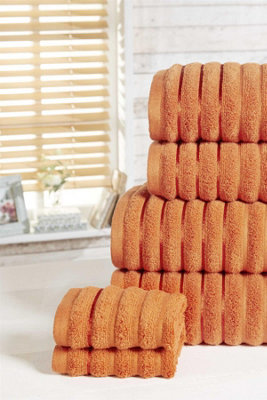 Rapport Luxury Ribbed 6 Piece Towel Bales from B&Q