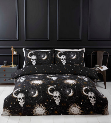 Rapport Home Tarot Microfibre Polyester Duvet Set With Pillowcase