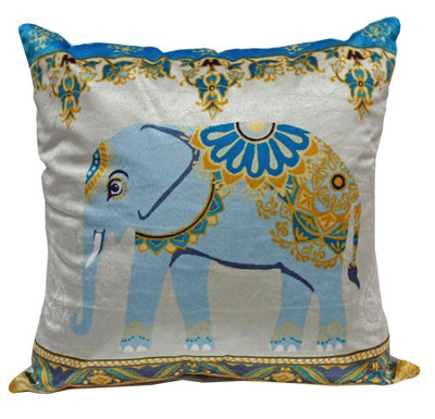 Rapport Jaipur Indian Elephant Cushion Cover from B&Q