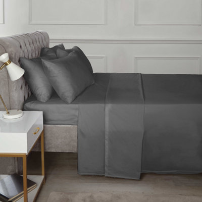 Rapport Home Snd Percale Cotton Bed Sheet Fitted from B&Q