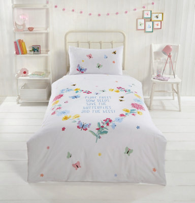 Rapport Home Ph Butterflies & Bees Duvet Set from B&Q
