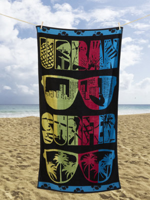 Rapport Urban Surfer Sunglasses Beach Towel Multi 85 X 160Cm from B&Q