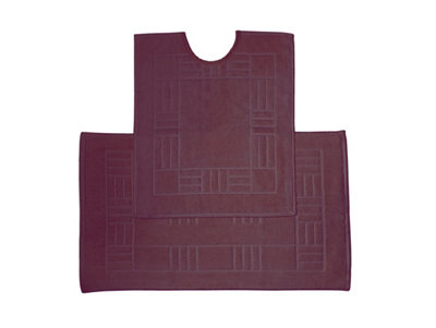 Rapport Home Chatsworth Pure Cotton Mats Damson from B&Q