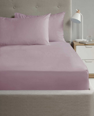 Rapport Home 56P Polycotton Super Soft Flat Sheet from B&Q