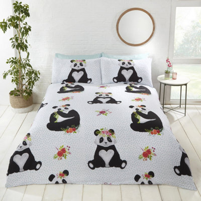 Rapport Home Pandas Cotton Duvet Set By Rapport from B&Q