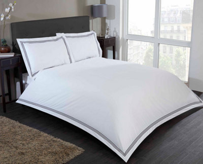 Rapport Home Mayfair Polycotton Duvet Set With Pillowcase from B&Q