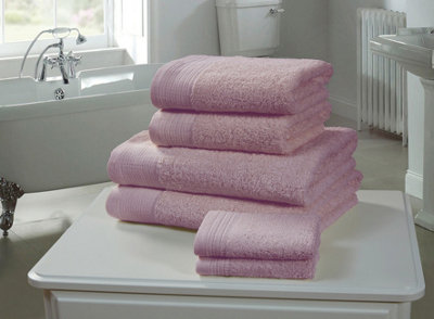 Rapport Home Chatsworth Pure Cotton Face Towel Heather from B&Q