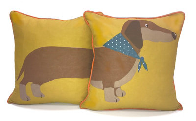 Rapport Home Long Sausage Dog Cushion Cover 43X43 Multi from B&Q