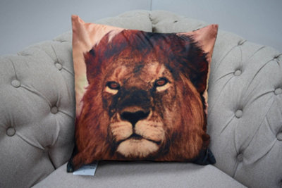 Rapport Home Aslan Lion Cushion Cover (43X43Cm) Multicolor from B&Q