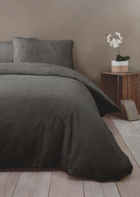 Rapport Sherpa Fleece Duvet Cover Bedding Sets from B&Q