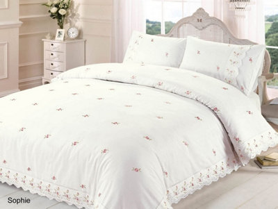 Rapport Sophie Laced Classical Duvet Cover Set from B&Q