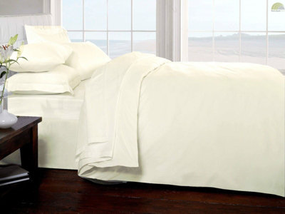 Brighton Hill Egyptian Combed Cotton Flat Sheet from B&Q