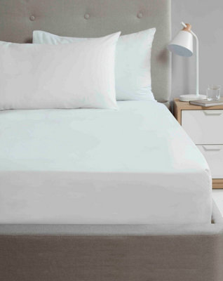 Rapport Home So Soft Microfibre Cotton Fitted Sheet from B&Q