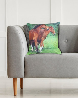 Rapport Home Horse Cushion Cover (43X43Cm) Multicolor from B&Q