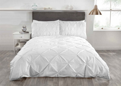 Rapport Pintuck Balmoral Duvet Cover Set from B&Q
