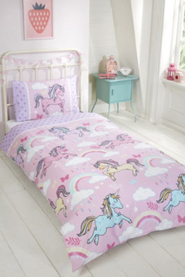 Rapport Home Unicorns Duvet Set With Pillowcase from B&Q