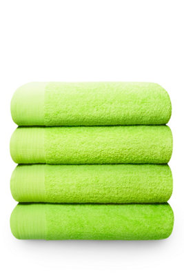 Rapport Home Chatsworth Pure Cotton Super Sheet Towel Lime from B&Q