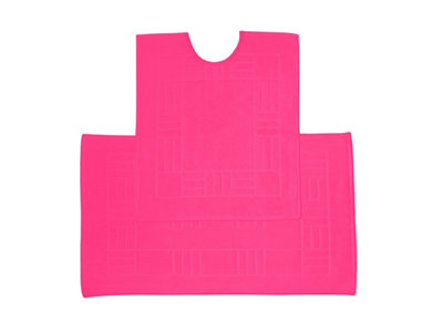 Rapport Home Chatsworth Cotton Mats Fuschia from B&Q