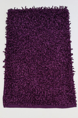 B&Q -  Oxford Shaggy Polycotton Super Absorbant Rug (88X55 Cm)