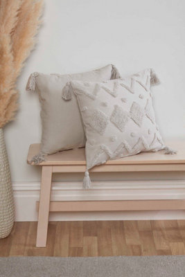 Rapport Home Juniper Tufted  Cushion Cover (43X43Cm) from B&Q