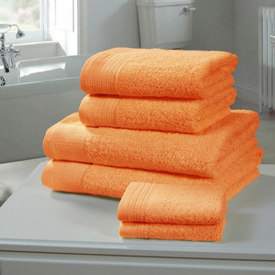  - Chatsworth Egyptian Cotton 6 Piece Towel BaleTangerine