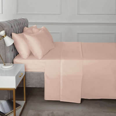 Rapport Home Snd Percale Cotton Bed Sheet Fitted from B&Q