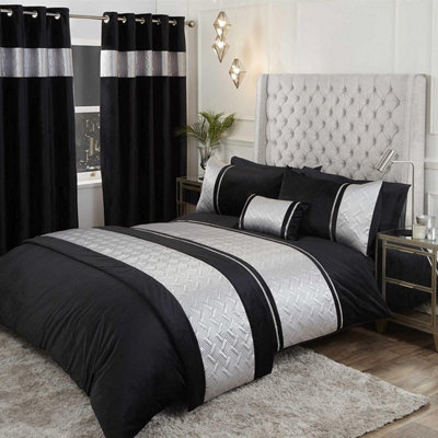 Rapport Capri Embellished Duvet Cover Bedding Set from B&Q