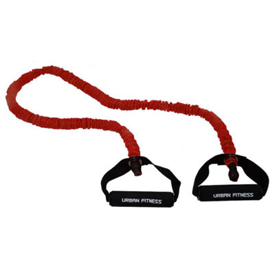 Urban Classics Urban Fitness Safety Resistance Tube Red Medium from B&Q