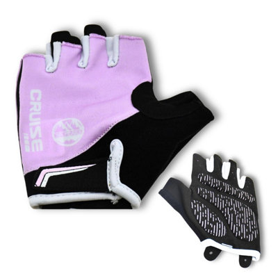 Six Peaks Junior Cycling Gloves 34 Years Pink/black/white from B&Q