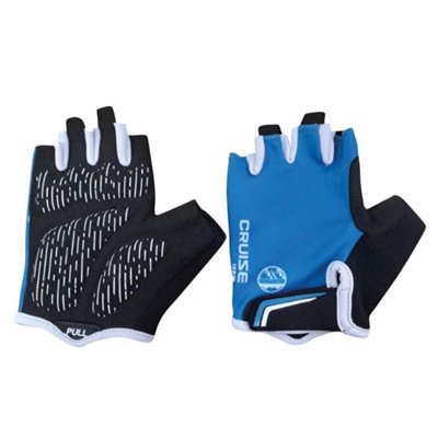 Six Peaks Junior Cycling Gloves 34 Years Blue/black/white from B&Q