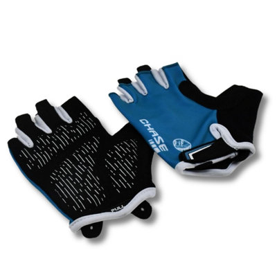 Six Peaks Junior Cycling Gloves 910 Years Blue/black/white from B&Q
