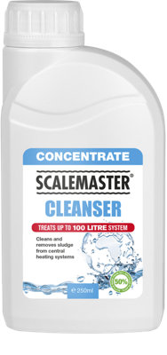 Sm3 Cleaner Scalemaster Central Heating Chemical  250Ml Bottle from B&Q