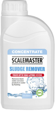 Sm4 Sludge Remover Scalemaster Central Heating Chemical  250Ml Bottle from B&Q