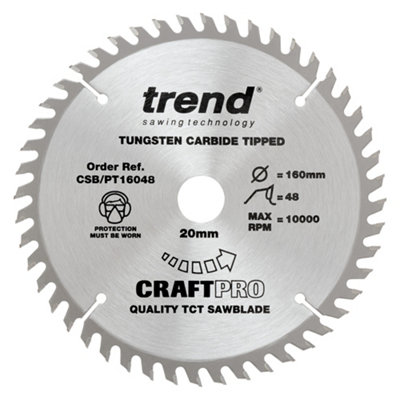 Trend Craft Saw Blade Panel Trim 160mmx48Tx20mm CSB/PT16048 FREE FAST DELIVERY - Image 10