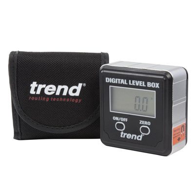 Trend Dlb Magnetic Digital Level Box Mitre Table Saw Surface Angle Finder + Case from B&Q