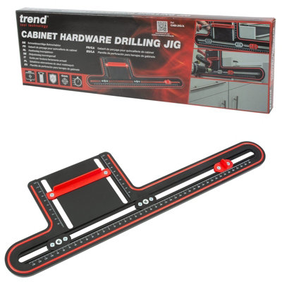 Trend Kitchen Cabinet Hardware Cupboard Draw Handle Jig Drill Template Cab/jig/a from B&Q