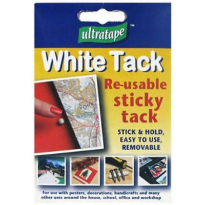 Tack Stick & Fix Reusable White Tights