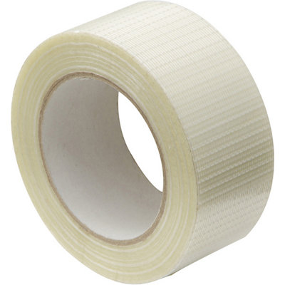 Mehr Crossweave Tape 50 mm X 50 M Tape52 Qty 1 Roll Ultratape from B&Q