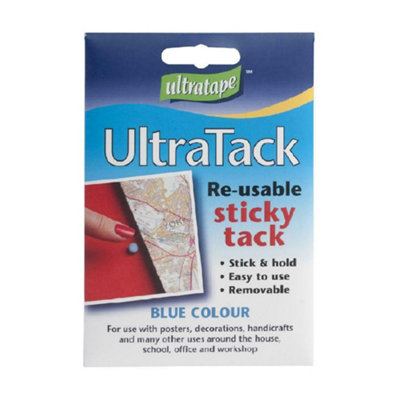Ultratape Blue Sticky Tack Re-Usable Adhesive Putty (Blue Blu Tac) - Image 3