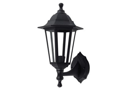 Meridian Lighting Lp60B Six Panel Up/down Lantern 60W Mdnlp60B from B&Q