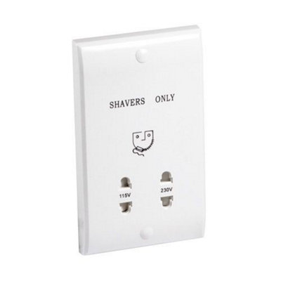 Ced Dual Voltage Shaver Socket