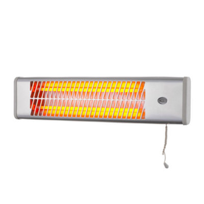 Airmaster Ced Ir1200 Quartz Infra Red Wall Mounted Heater 2 Heat Settings 600W/1200W from B&Q