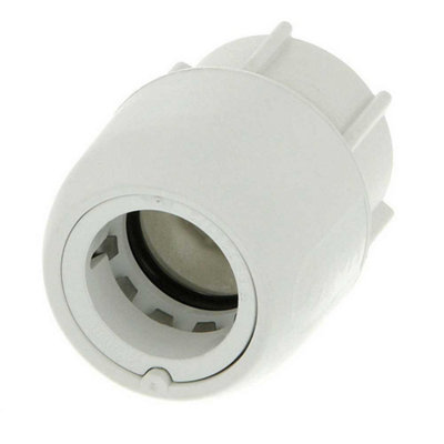 Wavin Hd26B/15W Hep2O Hand Titan Tap Connector White 15X3/4 Bsp from B&Q