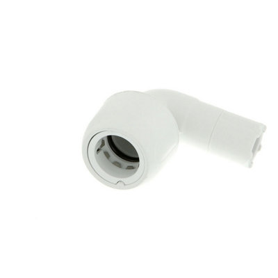 Hep2O 90 Degree Spigot Elbow Single Socket White 15mm Hd4/15W from B&Q