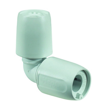 Hep2O Equal Elbow 90 Degree White 10mm Hd5/10W from B&Q