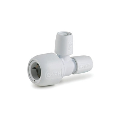 Hep2O Branch And End Reduced Tee White 22X10X10mm Hd14A/22W from B&Q
